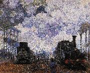 Claude Monet Arrival of a Train Spain oil painting artist